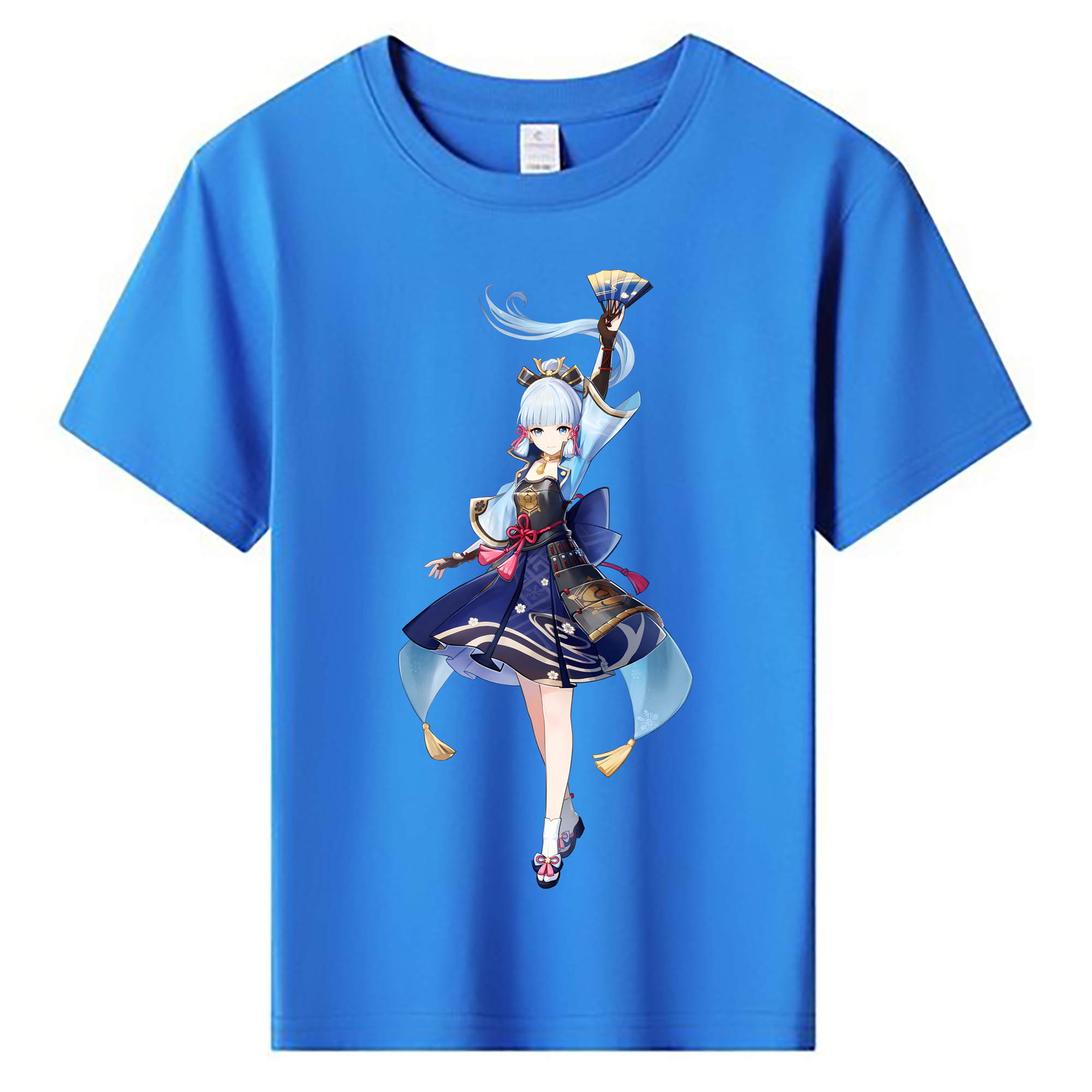 げんし神 神里綾華 神宮寺レン genshin Kamimiya Ren 綿100％キッズTシャツ（フロントプリント）